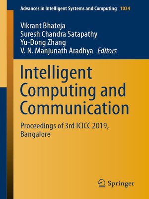 cover image of Intelligent Computing and Communication